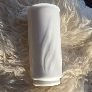 Vintage White Milk Glass Vase
